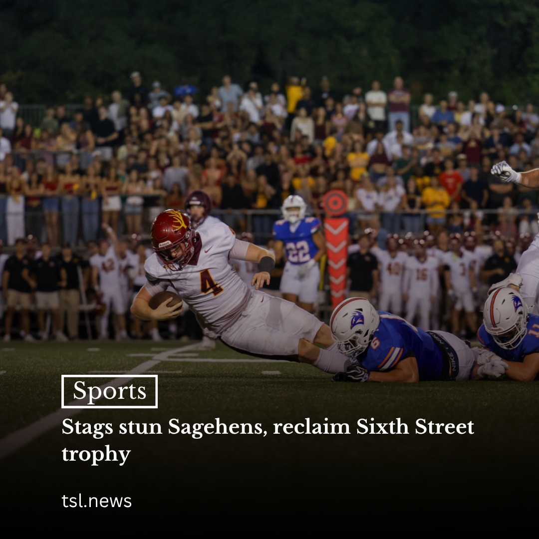 The Sixth Street trophy belongs to the Stags once more. On Sept. 26, the Claremont-Mudd Scripps (CMS) football team reclaimed the storied title, defeating the Sagehens 22-10 at Merritt Field. With the win, CMS improved to 2-1 on the season, and is now tied for first in SCIAC with a 1-0 record in conference play.

Kicker Sean Lee CM ’29 led the way for the Stags’ offense, drilling a CMS-record five field goals, including a fourth quarter dagger to put the Stags up by 12 with 1:34 to go. For head coach Kyle Sweeney, players like Lee stepping up to the moment propelled the team to the win. 

“There were quite a few guys that played a lot on defense that hadn't played a lot in the first two weeks,” Sweeney said. “Sean Lee kicking the ball was the obvious one with five field goals. It's a school record, so that was exciting. There were lots of people who did really good jobs.”

Despite the result, the Sagehens are taking advantage of this opportunity to sharpen their approach as they remain focused on their goal of winning SCIAC. 

“I think there's always going to be room for improvement,” Pomona-Pitzer (P-P) head coach John Walsh said. “We'll watch the film. We played for four quarters. You never quit. The players played to the last whistle, so we can build on that.”

Words by Andrea Centeno | Photo by Sarah Ziff
Read more at the link in our bio.