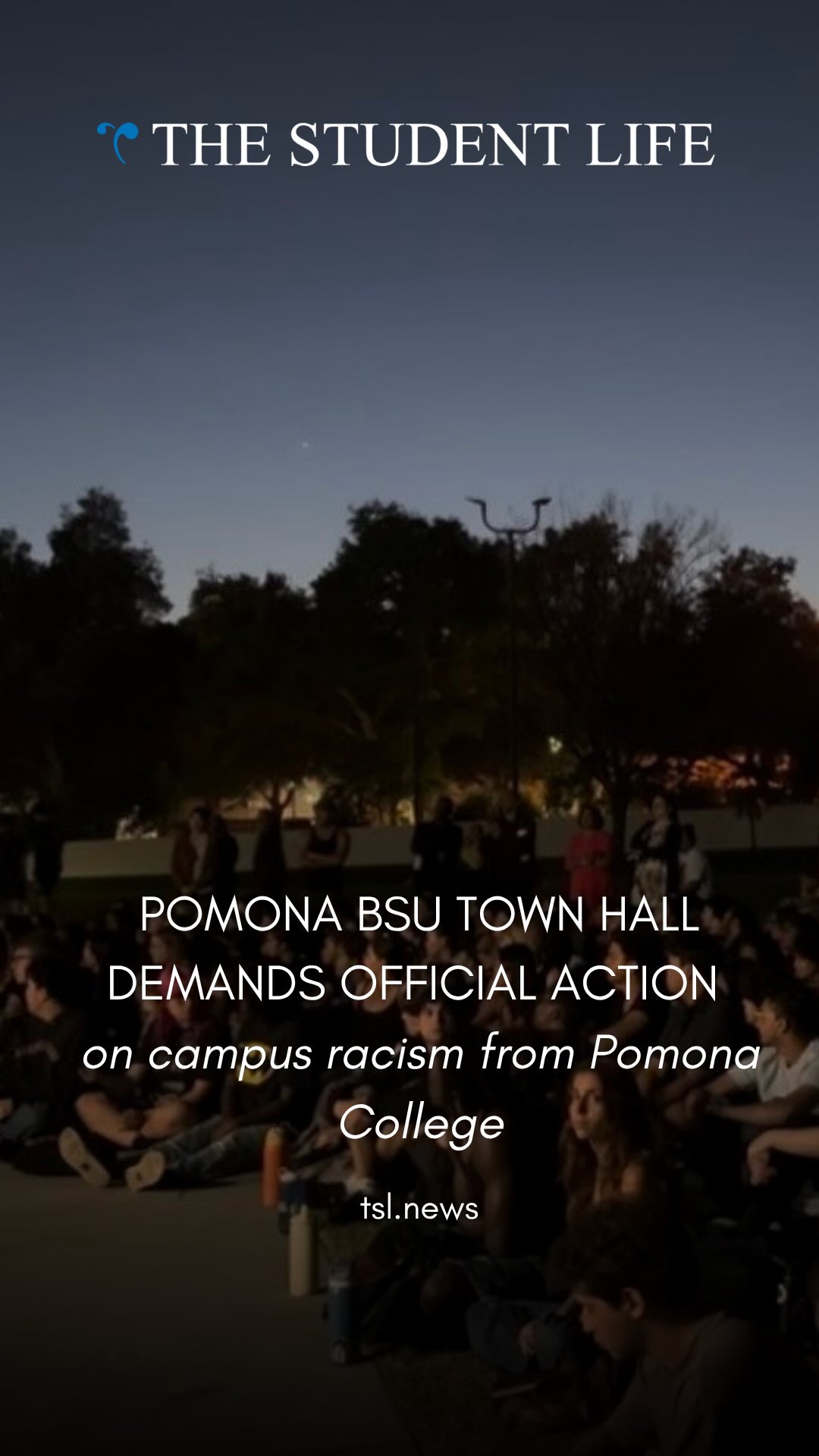 At Pomona’s BSU town hall, students spoke publicly about experiences of racism in academic, social, and campus spaces, describing what they said is a broader pattern shaping the campus environment. The event drew hundreds from across the Claremont Colleges and surrounding community.

“I learned that we are not alone,” Pherell Washington PO ’29 said. “There are so many different people, not just Black individuals, but so many allies.”

The event highlighted ongoing concerns around institutional response and the need for clear, measurable action in addressing these concerns.

Video by Bianca Mirica & Sakeenah Abraham | Edited by Bianca Mirica