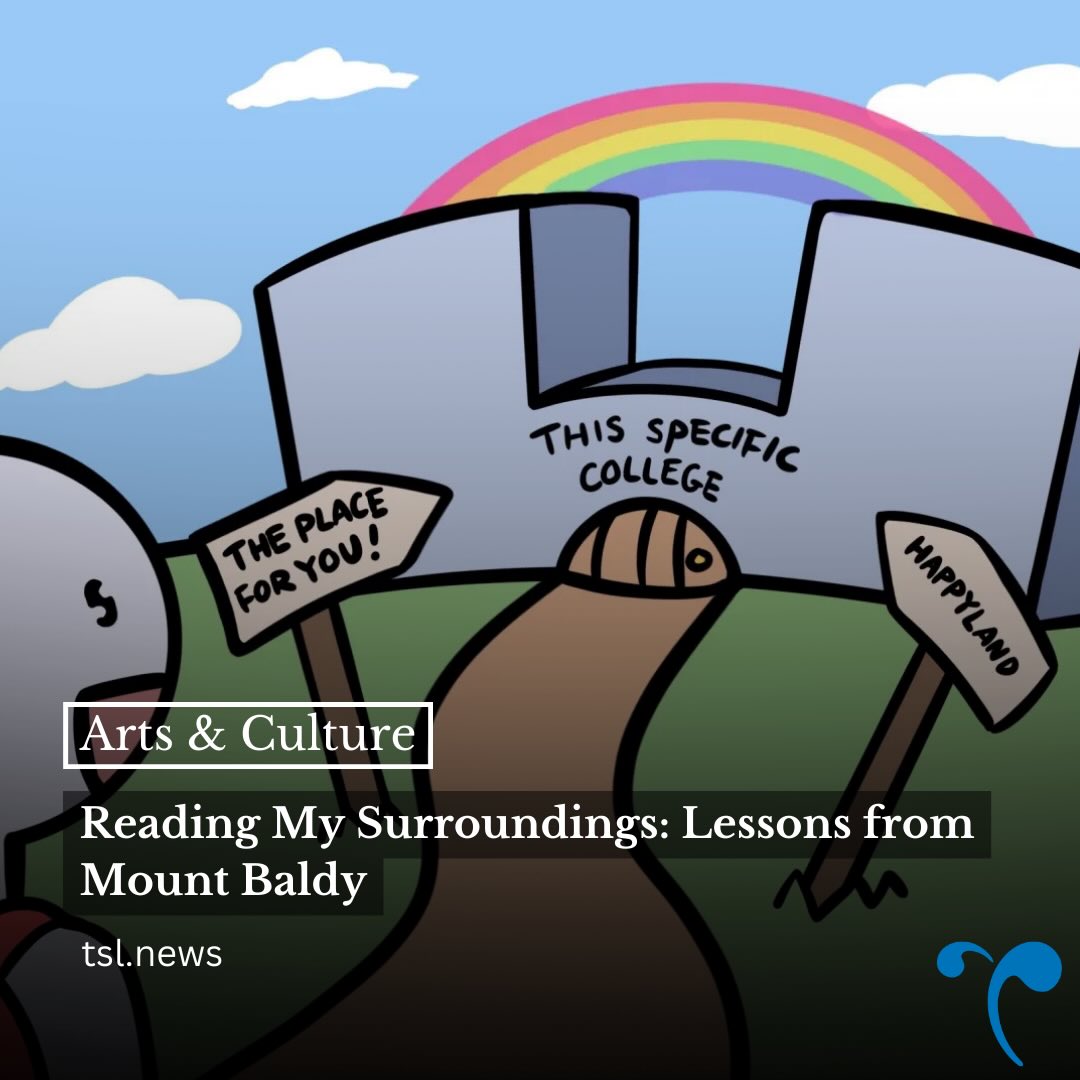 Jessy Wallach PO ‘29, writes about Leonard Cohen’s “Leaving Mt. Baldy” and her experience at the Claremont colleges. She draws striking comparisons between Cohen’s stay at the Mount Baldy Zen Center and the promised utopia of college. 

“Yet often, colleges are like overeager authors, who describe their scenes with painstaking detail and stifle readers’ imaginations. This is especially true of the Claremont Consortium, which prides itself on its elitism and ability to offer unique academic experiences,” Wallach writes.

Words by Jessy Wallach | Visual by Melinda Qerushi

Read the full story at the link in our bio.