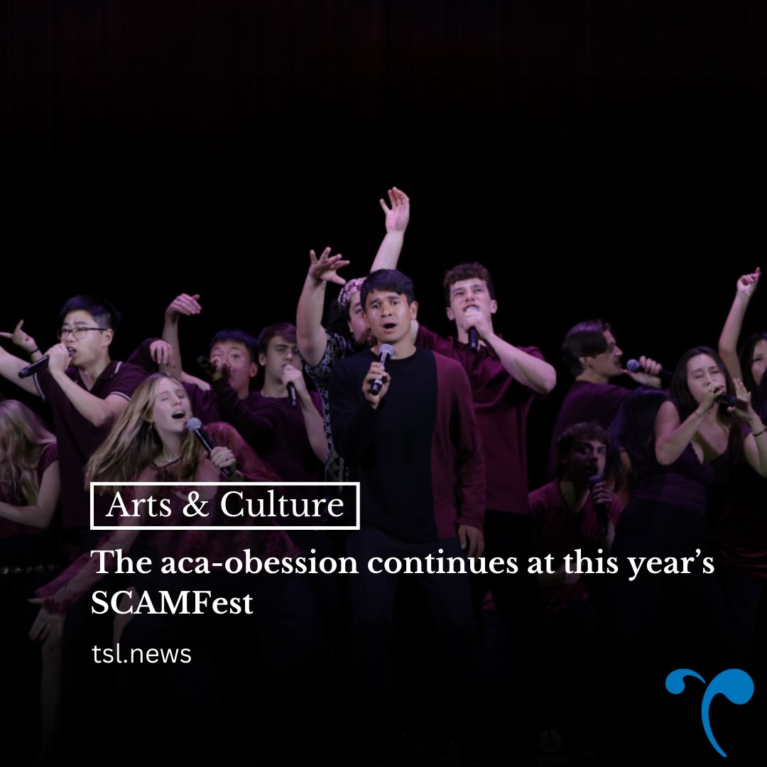 At 7 p.m. last Saturday, Nov. 15, the Claremont Shades hosted SCAMFest, the annual collegiate acapella festival at the Claremont Colleges. After months of preparation, the Shades hosted this year’s event to an auditorium full of enthused Claremont students and visitors. 

TSL sat down with The Claremont Shades’ President Harold Fuson PZ ’26 to discuss the process of planning such a large, lively event. 

“It’s such a special night for so many people,” Fuson said. “To be able to put that event on and be a part of making it as special as it is is super cool and something we take a lot of pride in.” 

This year, the event featured a lineup of all eight Claremont acapella groups, with performers travelling from UC Irvine, UCLA and USC. 
Claremont’s Groove Nation hip-hop group performed just after the intermission, breaking up the musical acts with dynamic dance numbers that had the audience screaming in support.
—
Words by Claire Welch and Ananya Vinay | Photo by Sarah Ziff
Read the full story at the link in our bio.