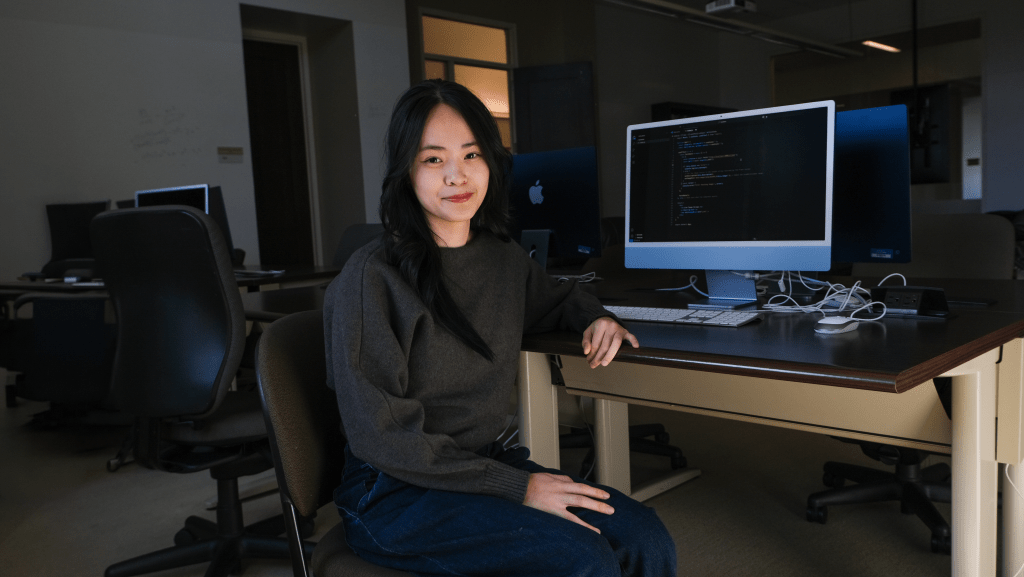 Chau Vu ’26 becomes Pomona’s first CRA Outstanding Undergraduate Researcher